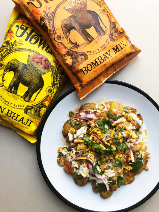 Crispy Potato Chaat Vegetarian Recipe